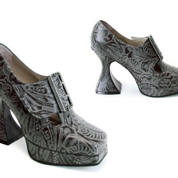 Fluevog Munsters Original - Gray Embossed - Picture 2 of 2